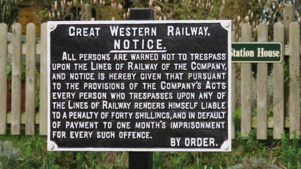 GWR sign